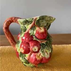 Ceramic Fruit Pitcher or Flower Vase